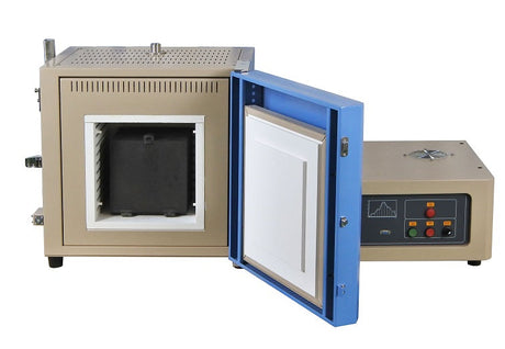 1100°C Max. Muffle Furnace (12x12x12") w/ Alloy Chamber for Debinding - KSL1200X-M-F - Thasar Store