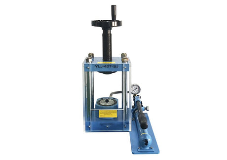 40T  Manual Hydraulic Laboratory Press with Separable Pump - YLJ-40 - Thasar Store