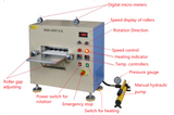 Hot Rolling Press (8"D x10"W, 150 / 230 °C Max) w/ Adjustable Pressure up to 10 T - MSK-HRP-3-E - Thasar Store