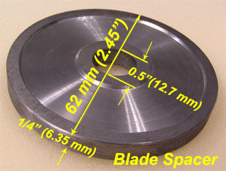 Multi-Blade Spacer 1/4" thickness for SYJ150 Low Speed Saw - EQ-LSSO23 - Thasar Store