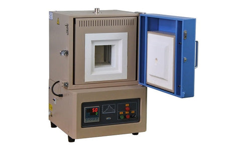 1800°C Bench-Top Muffle Furnace (6x6x6", 3.6L) w/ Observation Window - KSL-1800X-A1-W - Thasar Store