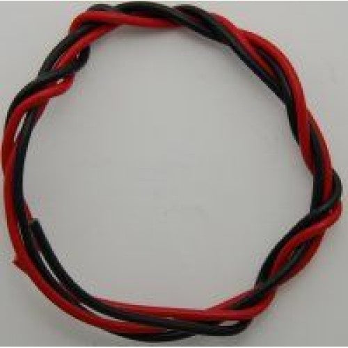 18" Black and Red 18 Gauge Wire - Thasar Store