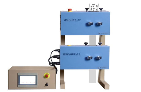 200°C Vertical Hot Rolling Press ( 4") w/ Asynchronous Rolling Speed & Pressure Display- MSK-HRP-22 - Thasar Store