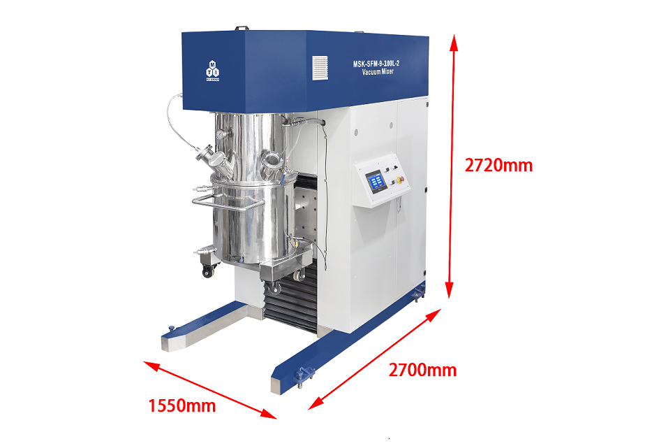 60L or 200L Planetary Vacuum Mixer with Vacuum Pump and Water Chiller - MSK-SFM-60L - Thasar Store