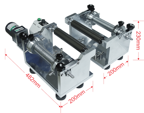 4T Max. and 6" Width Gap-Control Cold Rolling Press with Digital Pressure Display & R2R Option (Ar Glovebox Compatible) - MSK-2150-PD - Thasar Store