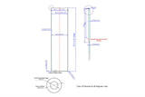 21700 Cylinder Cell Case with Anti-Explosive Cap and Electrode Tab - 100 Pcs/package - EQ-Lib-21700 - Thasar Store