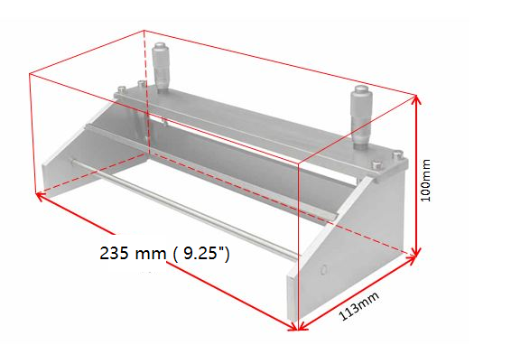 Digital Micrometer Adjustable Film Applicator -216mm (8.5") Width -Se-KTQ-222-D - Thasar Store