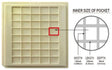 20 pcs 2" Die / IC Tray (40 Pockets of 250x185x36 mil or 6.35x4.69x0.91 mm) - NH20-250-185-36 - Thasar Store