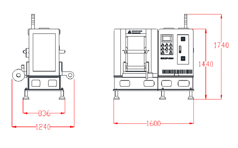 100T Max. Pressure Controlled Rolling Press (D320 x W350 mm ) W/ R2R Option - MSK-DPC-B320 - Thasar Store