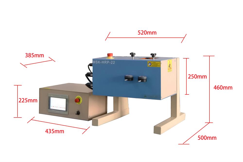 200°C Vertical Hot Rolling Press ( 4") w/ Asynchronous Rolling Speed & Pressure Display- MSK-HRP-22 - Thasar Store