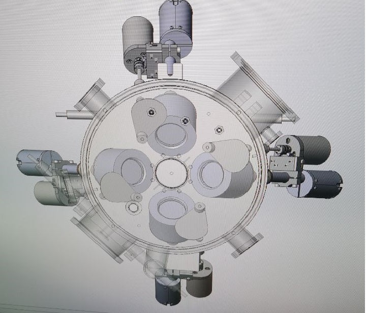 DC/RF Dual-Head High Vacuum 2” Magnetron Plasma Sputtering Coater - VTC-600-2HD-LD - Thasar Store