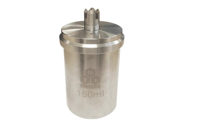 150ml Stainless Steel Mixing Container for Desk-Top Variable Speed Vacuum Mixer SFM7 - EQ-MC-A2 - Thasar Store