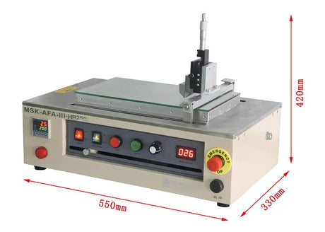 Economic Flat Slot Die Coater (optional 50 or 100mm Width) w/ Heating Vacuum Bed - MSK-AFA-III-FSC - Thasar Store