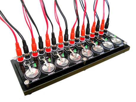 8 Channels Coin Cell Testing Board with Cable & Optional Connector for BST8 Series Battery Analyzers - BC-8C - Thasar Store