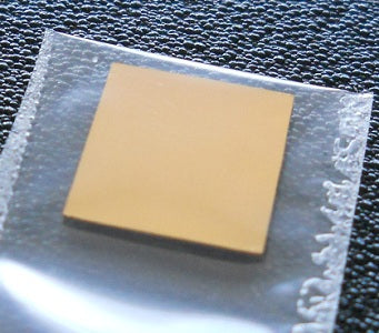 Au (Gold) Single Crystal Substrate: <111>, 10x10x0.5 mm, 1 side polished - Thasar Store