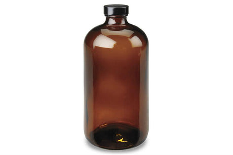 Boston Round Glass Bottle -32 oz - BGB-32-LD - Thasar Store