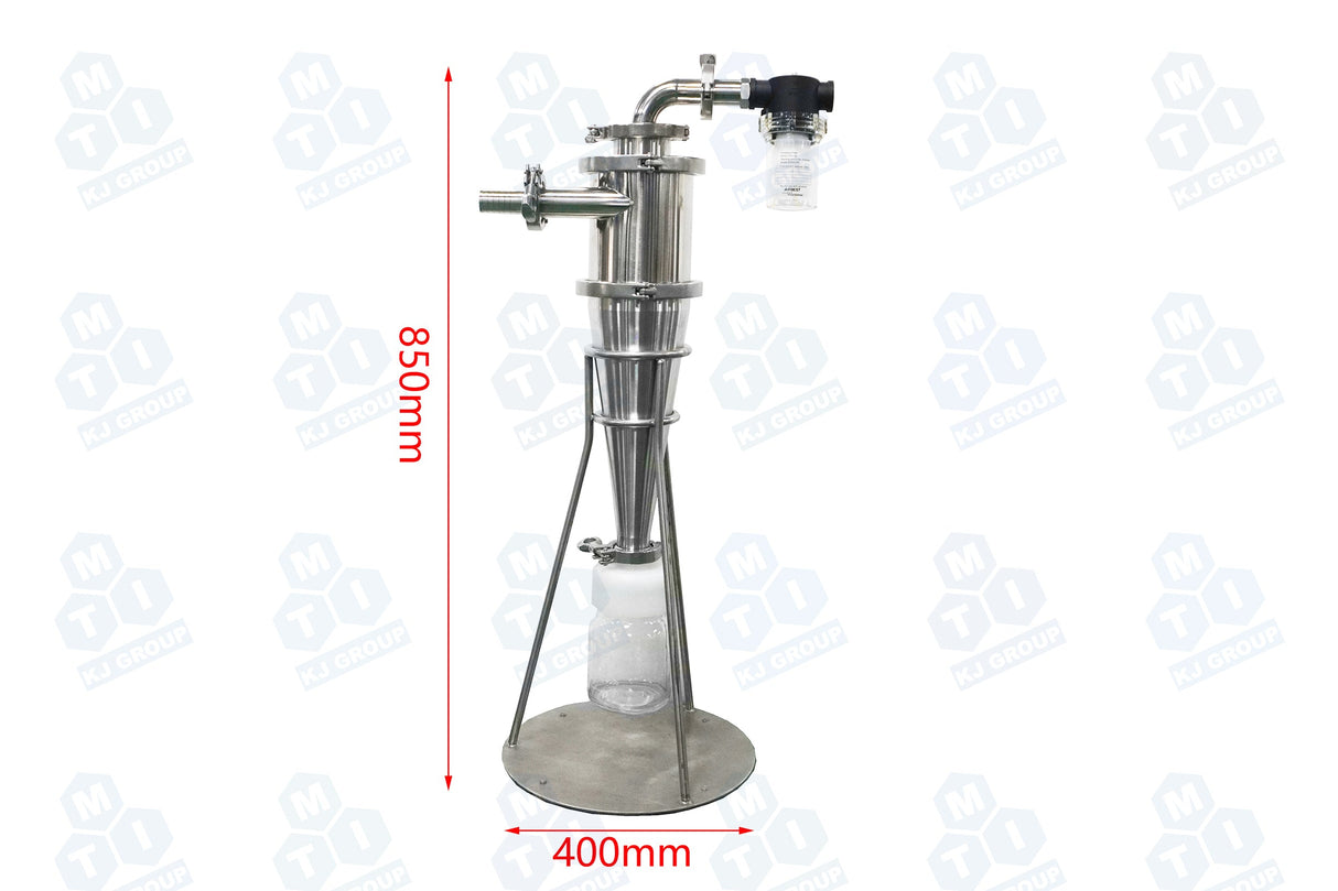 Lab Scale High-Efficiency Cyclone for Jet Mill - BPM-CL - Thasar Store