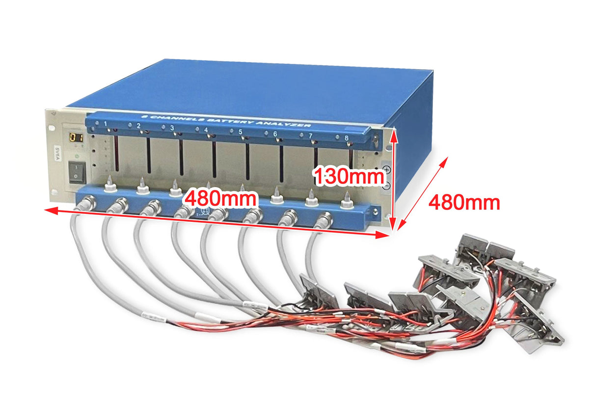 8 Channel Battery & Supercapacitor Analyzer ( 0.5mA - 6A @ 0- 5V ) w/ Laptop & Software - BST8-A6V0 - Thasar Store