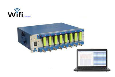 8 Channel Battery Analyzer (6-3000 mA, up to 5V) w/ Cell Holder, Laptop Software & Optional WIFI Control - BST8-3 - Thasar Store