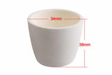 Alumina Crucible: High Purity 34mm Dia. x 38mm H (20ml) Cylindrical - CA34D38H - Thasar Store