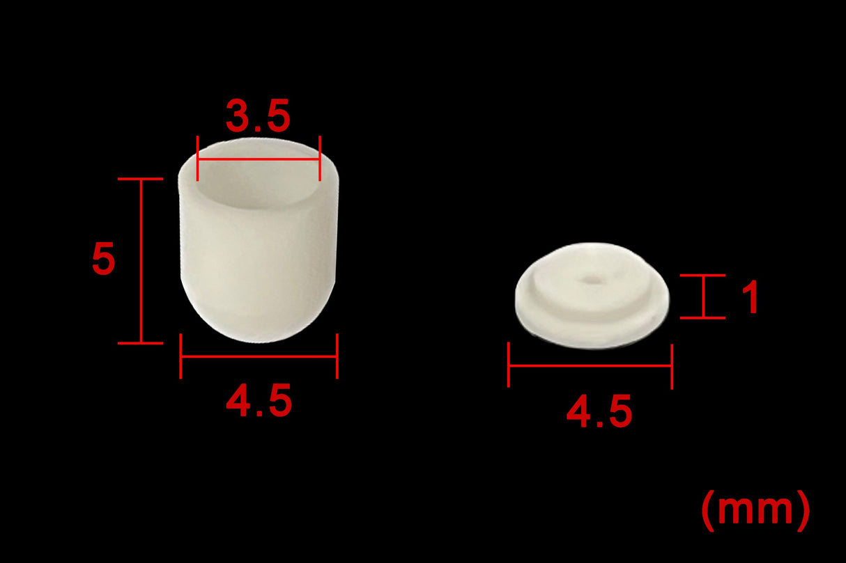 Alumina Crucible: High Purity 4.5 mm Dia. x 5 mm H Cylindrical with Lid for Thermal Analysis (PE) - CA4550 - Thasar Store