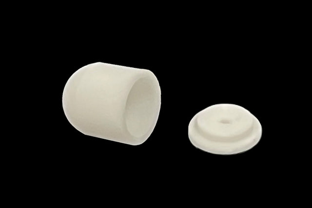 Alumina Crucible: High Purity 4.5 mm Dia. x 5 mm H Cylindrical with Lid for Thermal Analysis (PE) - CA4550 - Thasar Store