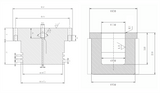 Complete CIP Die Set (110 mm ID, Max. 350 MPa Vessel) for Cold Isostatic Press - CIP110D350 - Thasar Store