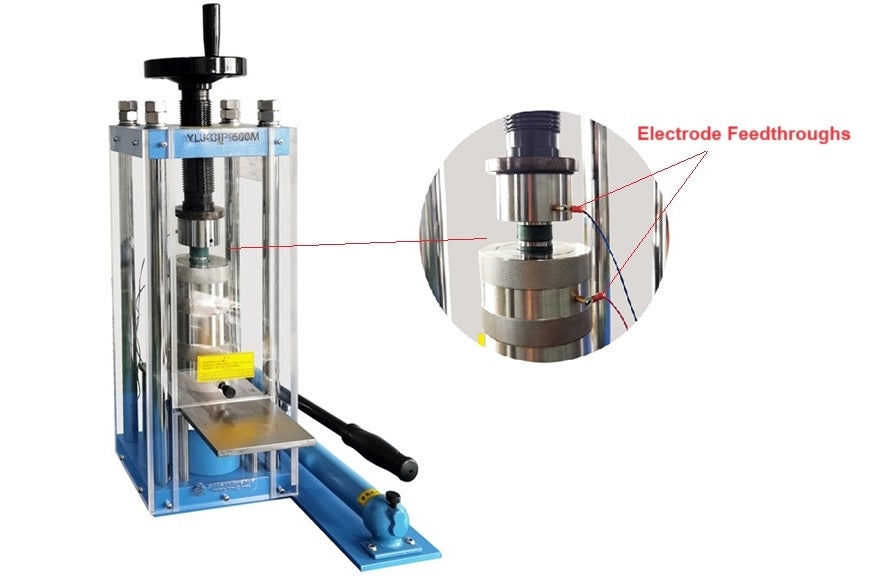 300 MPa CIP or WIP Press with Electrode Feedthroughs and 30 mm ID Vessel - YLJ-CWIP-300 - Thasar Store