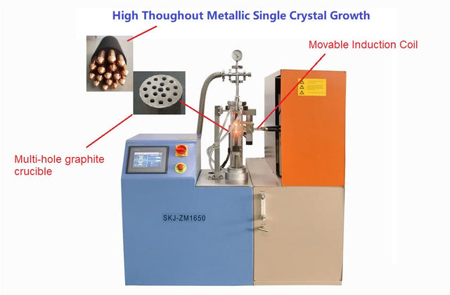 High Throughput Crystal Growth System By Zone Melting up to 1700C - SKJ1600HT - Thasar Store