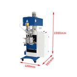 10 L Planetary Vacuum Mixer with Vacuum Pump and Water Chiller - MSK-SFM-10L - Thasar Store