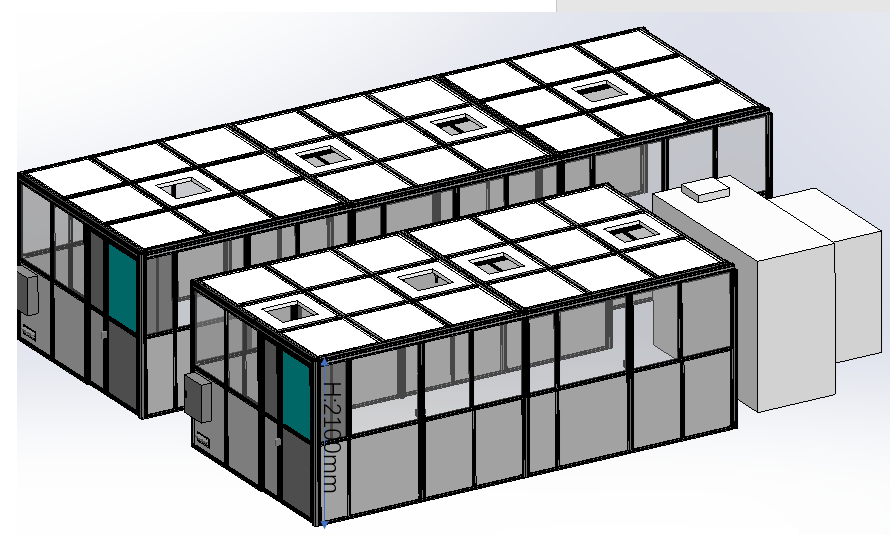 Dehumidification System & Water Chiller for Movable Dry Room of 24 SM - MSK-ADS-4000 - Thasar Store