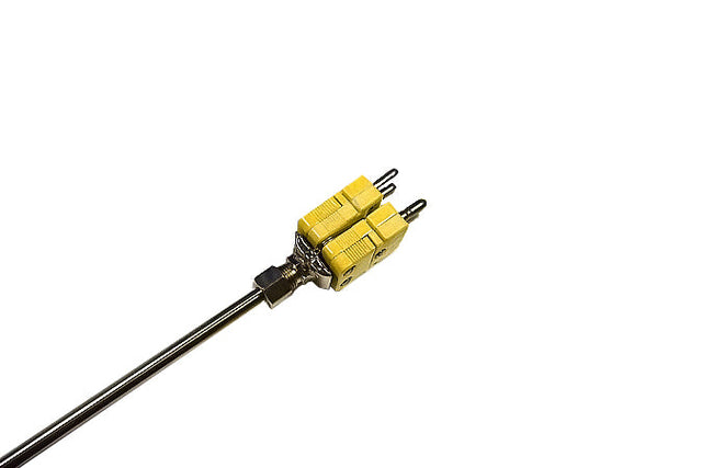 Dual Element Thermocouple: K type 12" L x 1/4" Dia - EQ-TC-K-Cali-12S-Dual-LD - Thasar Store