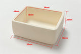 Alumina Boat: High Purity 50 x 40 x 20 mm Combustion Boat - EQ-CA-L50W40H20 - Thasar Store