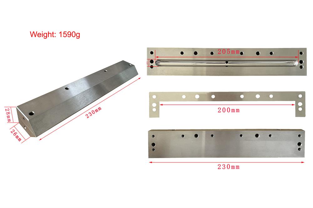 Slot Die Heads with Optional Width of 50 100, 150, 200, or 300 mm for DIY Slot Die Coater - SDH - Thasar Store