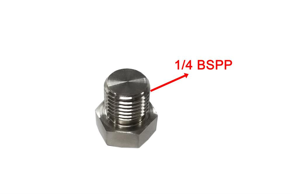 1/4 BSPP Male Hex head plug, EQ-TPE-EC - Thasar Store