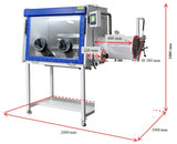 Jet Mill (50 - 500 g/ hr) in Glovebox w/ Purification System - MSK-JB-500-LD - Thasar Store