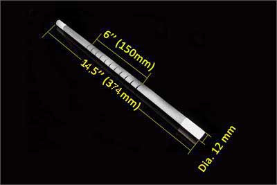 1650°C Grade Kanthal GLOBAR-SG SiC Heating Element( 6" heating zone x 374mm L ) -1600SP6HE374 - Thasar Store