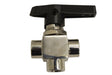 SS Three-Way Ball Valve, Female 1/8 BSPP (or 1/4 BSPP) - EQ-3Bvalve-1/8BSPP - Thasar Store