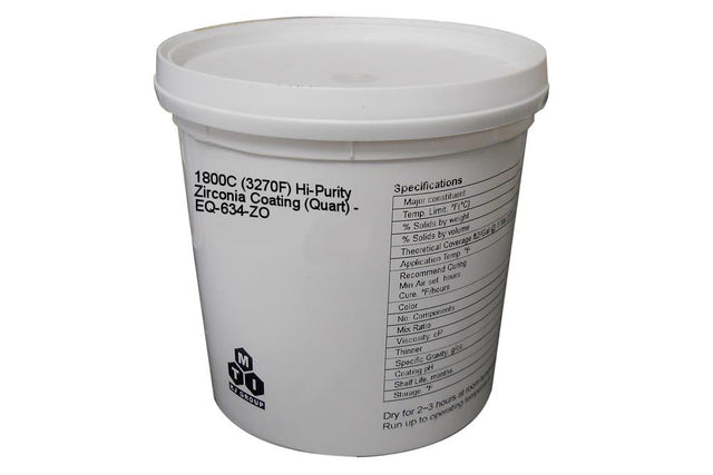 1800C (3270F) Hi-Purity Zirconia Coating - EQ-634-ZO-LD - Thasar Store