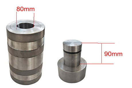 CIP Die Set (80 mm ID, Max. 300 MPa Vessel) for Cold Isostatic Press, EQ-CIP80-DIE - Thasar Store