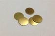 Gold Coated SS304 Spacer for CR20XX Cell (15.5mm Diam x 0.5 mm) - 10 pcs/pck - CR20-Spacer-05G - Thasar Store