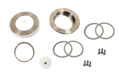 PTFE Sealing Flange (One End) with KF-25 Port for 80mm dia. Processing Tube - EQ-FG-80PTFE-OE - Thasar Store