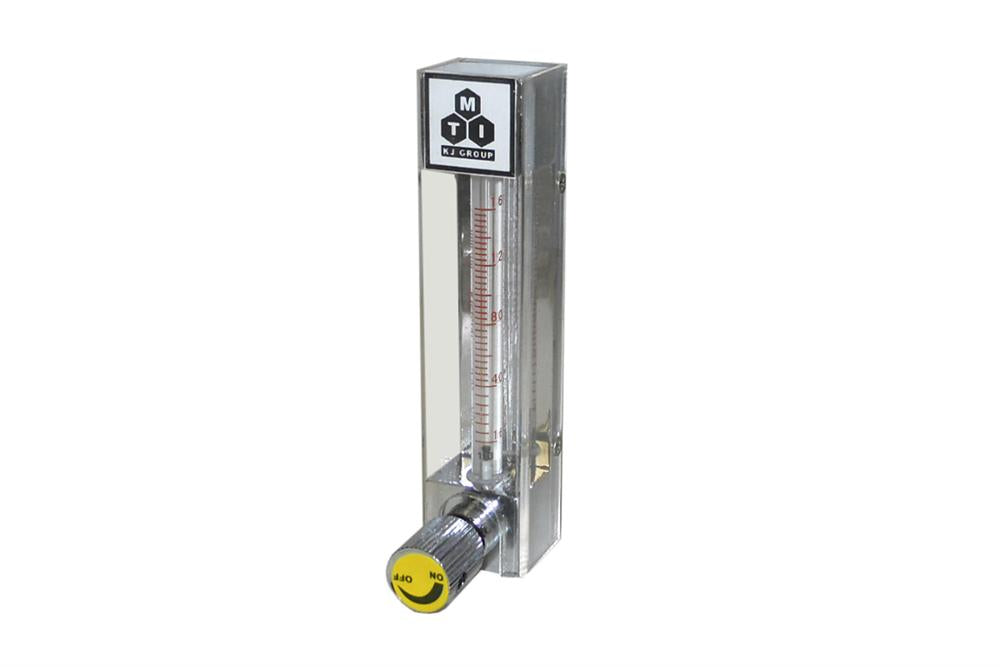 Compact Direct Read Flow Meter, 16-160 cc/min. with two male fittings - EQ-FM-160CC-RTP - Thasar Store