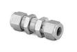 1/4" O.D tube fitting, bulkhead union - EQ-Fit-14-14-FC - Thasar Store