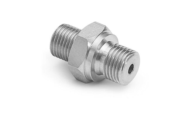 1/8" Male NPT x 1/4" Male BSPP Hex Nipple, EQ-Fit-18M-14M - Thasar Store