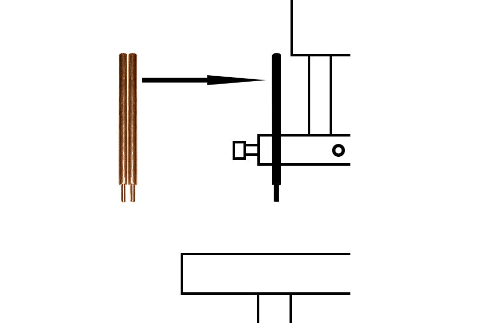 Copper Welding Electrodes for Spot Welder Machine - EQ-LiB-AWE - Thasar Store