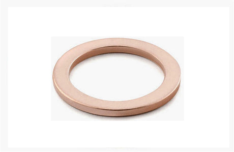 27mm O.D Copper Gasket for Conflat Flange of OTF1200X-HP-55 high pressure furnace - EQ-ORing-Cu27 - Thasar Store