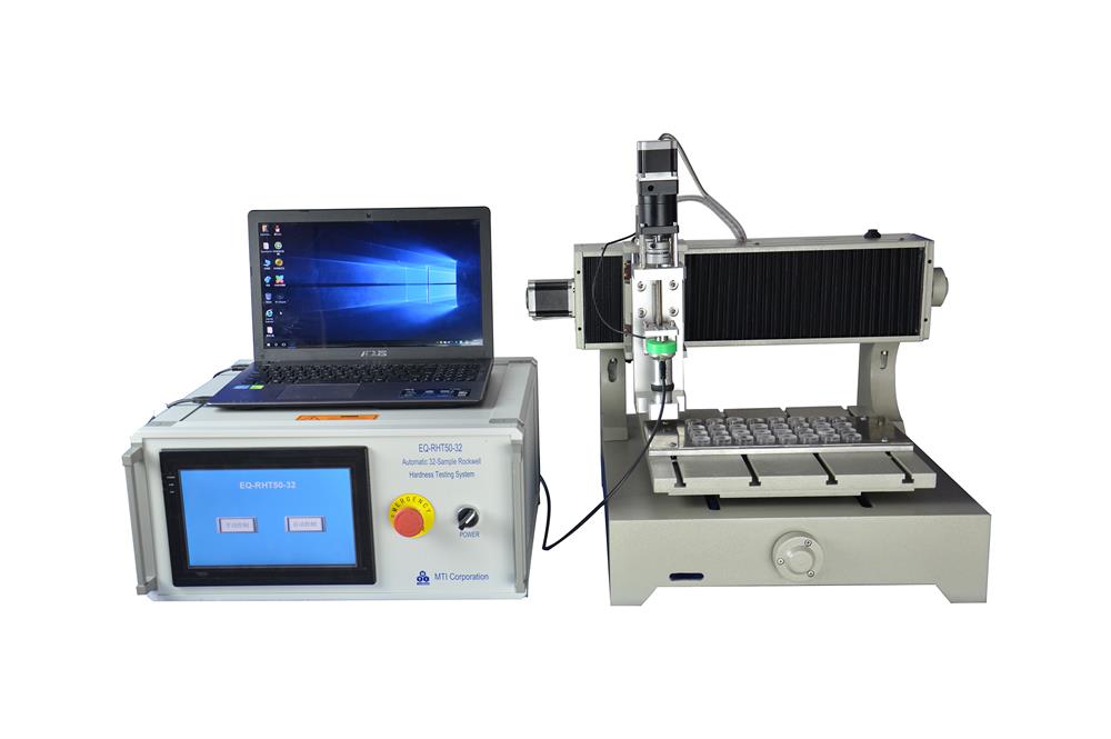 Automatic 32-Sample Rockwell Hardness Testing System for High Throughput Hardness Analysis - EQ-RHT50-32-LD - Thasar Store