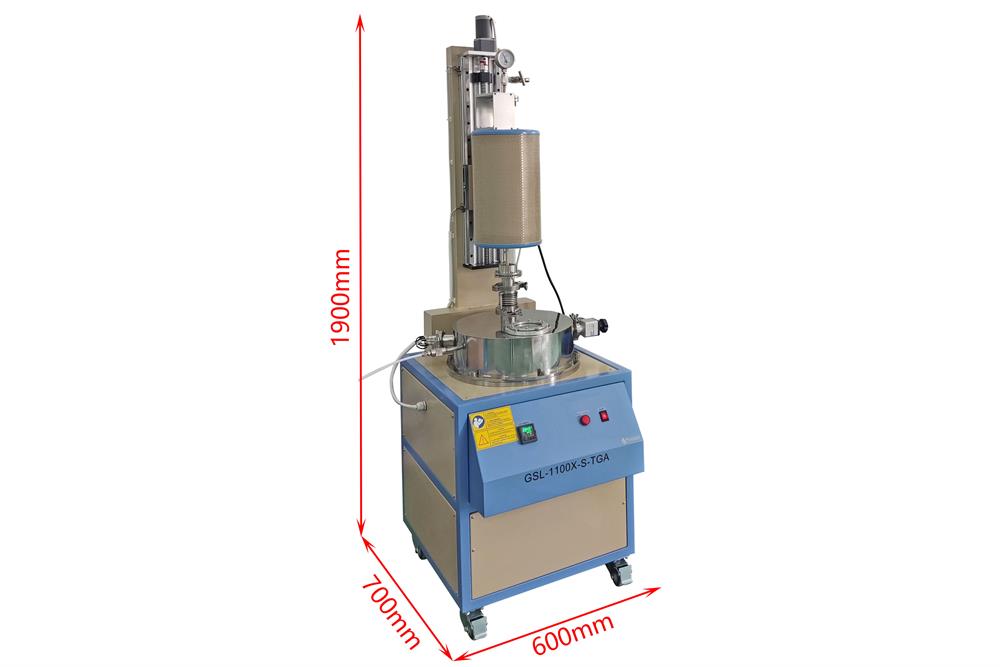 1100°C Max. Compact Tube Furnace ( 50mm OD) with Precision TGA Function - GSL-1100X-TGA - Thasar Store