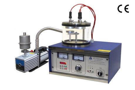 3 Rotary Targets Plasma Sputter Coater with Vacuum Pump & Three Targets ( Au, Ag, Cu), 2" Max Sample - GSL-1100X-SPC16-3LD - Thasar Store